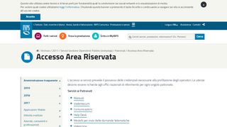 
                            11. Accesso Area Riservata - inps.it