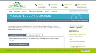 
                            5. Accesso PEC da WEB e Configurazione - DRC Network