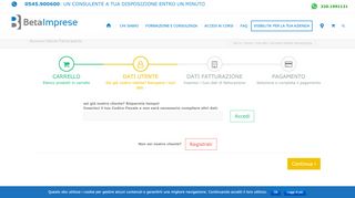 
                            2. Accesso Utente Partecipante – Beta Imprese srl