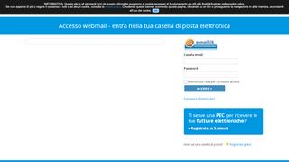 
                            10. Accesso webmail - entra nella tua casella di posta …