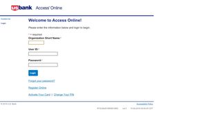 
                            9. access.usbank.com - Welcome to Access Online