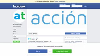 
                            4. Acciontrabajo - Posts | Facebook