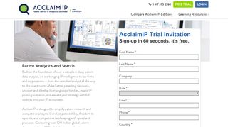 
                            5. AcclaimIP: Patent Search & Analysis Software | …