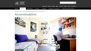 
                            1. Accommodation - ANU