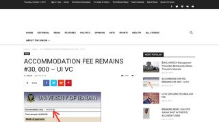 
                            6. ACCOMMODATION FEE REMAINS #30, 000 - UI VC » UNION OF ...