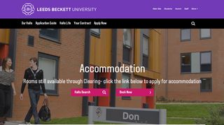 
                            1. Accommodation - Leeds Beckett University