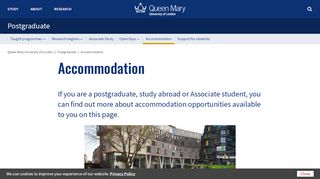 
                            3. Accommodation - Queen Mary University of London - qmul.ac.uk