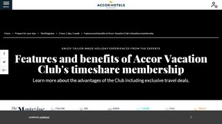 
                            4. Accor Vacation Club - Accor Hotels