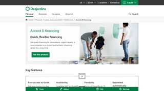 
                            2. Accord D financing | Desjardins