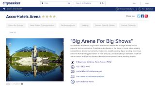 
                            7. AccorHotels Arena, Paris | cityseeker