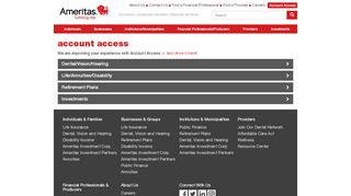 
                            8. Account Access - Ameritas