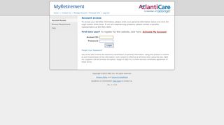 
                            6. Account access - atlanticare.cbiz.com