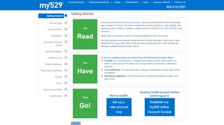 
                            3. Account Access - Getting Started | my529