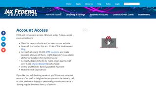 
                            4. Account Access • Jax Federal Credit Union