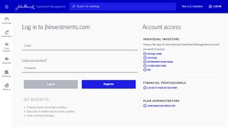 
                            5. Account access | John Hancock Investment Mgmt