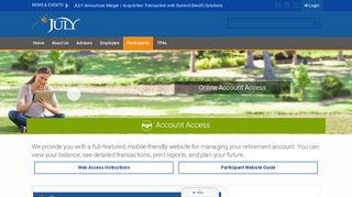 
                            3. Account Access - July Business Services
