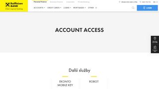 
                            4. Account Access - Raiffeisenbank
