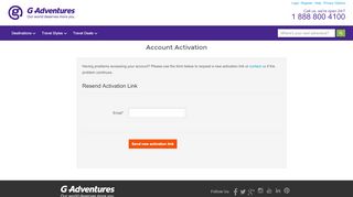 
                            8. Account Activation - G Adventures