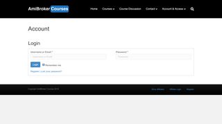 
                            8. Account - AmiBroker Courses