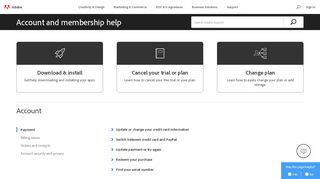 
                            11. Account and membership help - Adobe Help Center