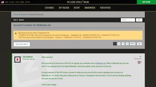 
                            9. Account Creation for Bethesda.net — Elder Scrolls …