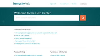 
                            7. Account Help - Lumosity