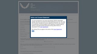 
                            4. Account Information - Air Force Aid Society - Member Portal