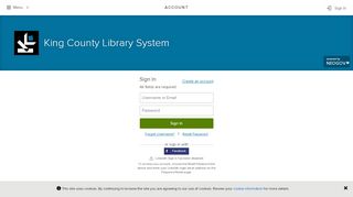 
                            8. Account | King County Library System