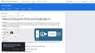 
                            2. Account linking with OAuth and Google Sign-In | Actions on ...