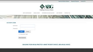 
                            5. Account Login - ABG 401(k)