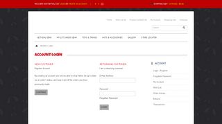 
                            7. Account Login - Aeromax Toys