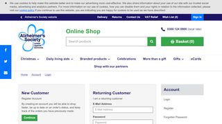 
                            1. Account Login - Alzheimer's Society