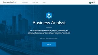 
                            9. Account Login - ArcGIS Business Analyst