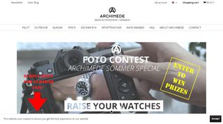 
                            2. Account LogIn - ARCHIMEDE Watches