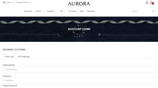 
                            3. Account Login - Aurora Italia