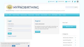 
                            6. Account Login for KG Hypnobirthing