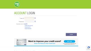 
                            3. Account Login - Green Dot Corporation