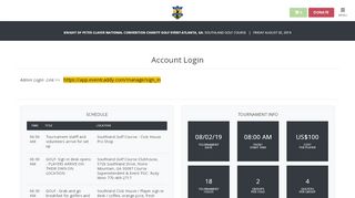 
                            9. Account Login - Knight Of Peter Claver National ... - Event Caddy