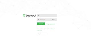 
                            3. Account Login - Lookout