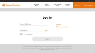 
                            4. Account Login | Orange & Rockland