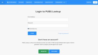 
                            6. Account Login | PUBG Lookup