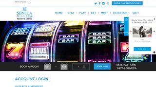 
                            5. Account Login - Seneca Niagara Resort & Casino