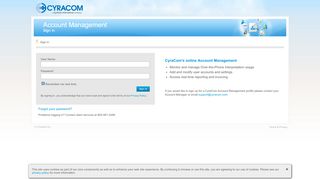 
                            1. Account Management - cyracom.com