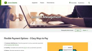 
                            6. Account Management | Financing | John Deere US