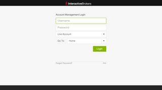 
                            4. Account Management Login - Interactive Brokers