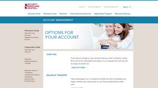 
                            2. Account Management - Security BankCard Center Inc.