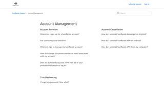 
                            8. Account Management – SumRando Support