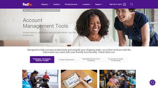 
                            2. Account Management Tools - FedEx