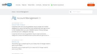
                            2. Account Management - WalkMe Support