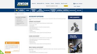 
                            4. Account Options | Jewson